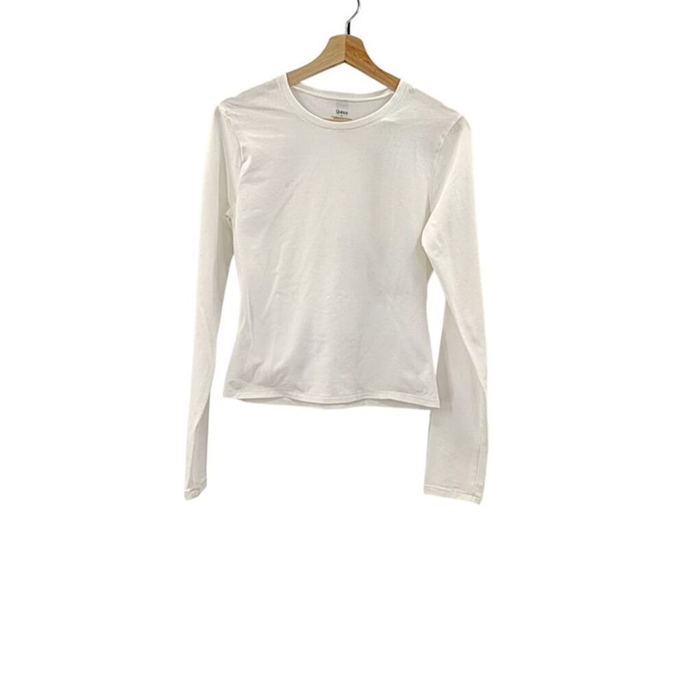 Quince White Sleeved Top M
